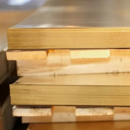 Лист латунный х/к твердый Л90 0,2 мм ГОСТ 2208-2007 в&nbsp;Перми
